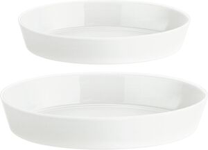 Fatset ovalt Serie Originale 2 delar 26/31 cm Vit