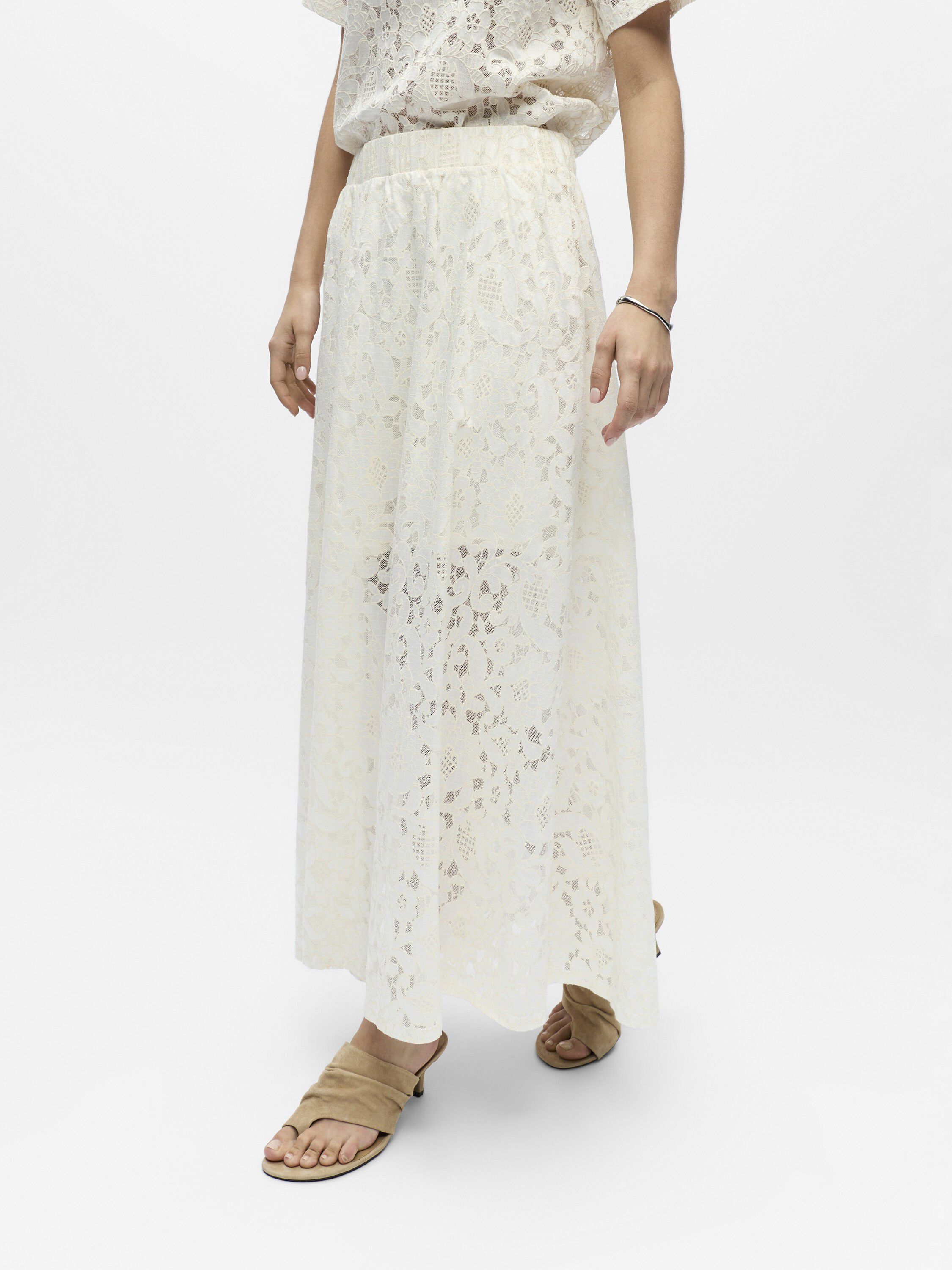 Objbianca Mw Lo Long Skirt Noos