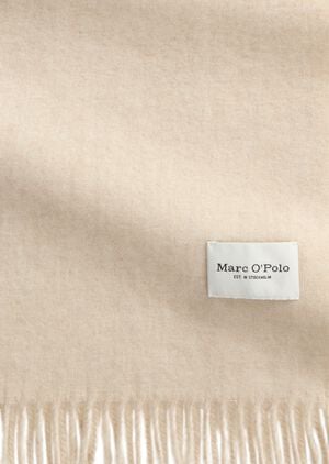 Scarf, woven wool, skinny extra-lon