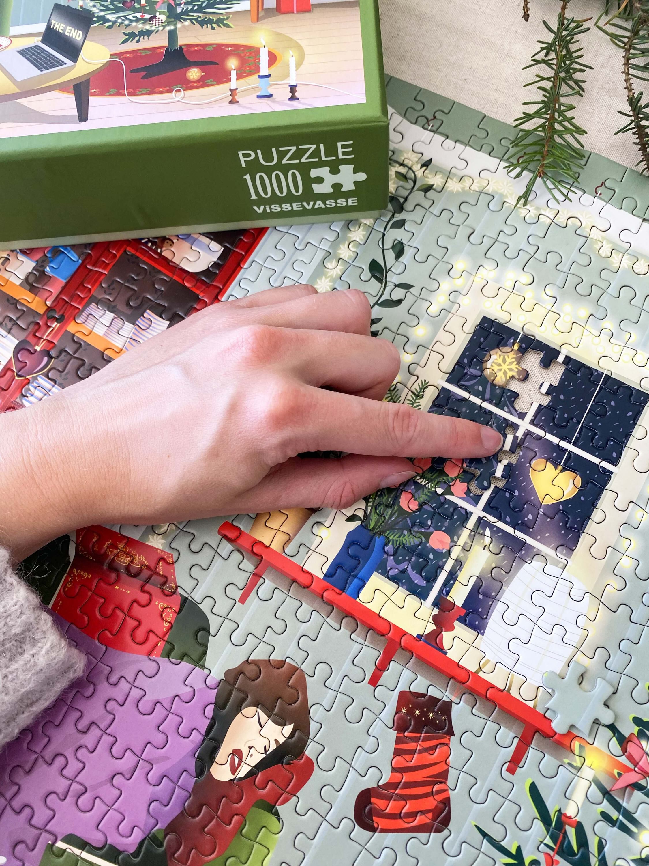 LAZY CHRISTMAS - puslespil med 1000 brikker