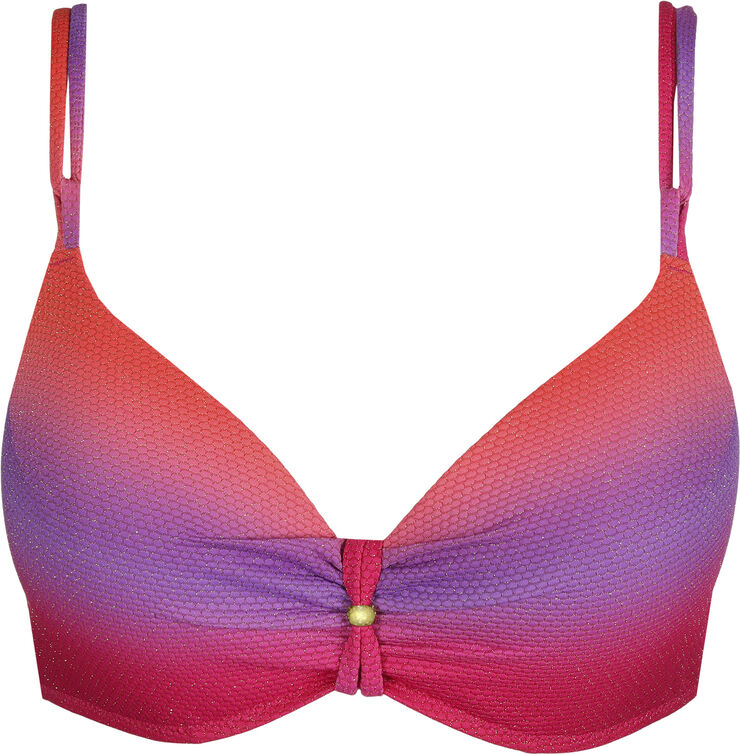 Nusa Dua bikinitop med dyb udskæring og vattering