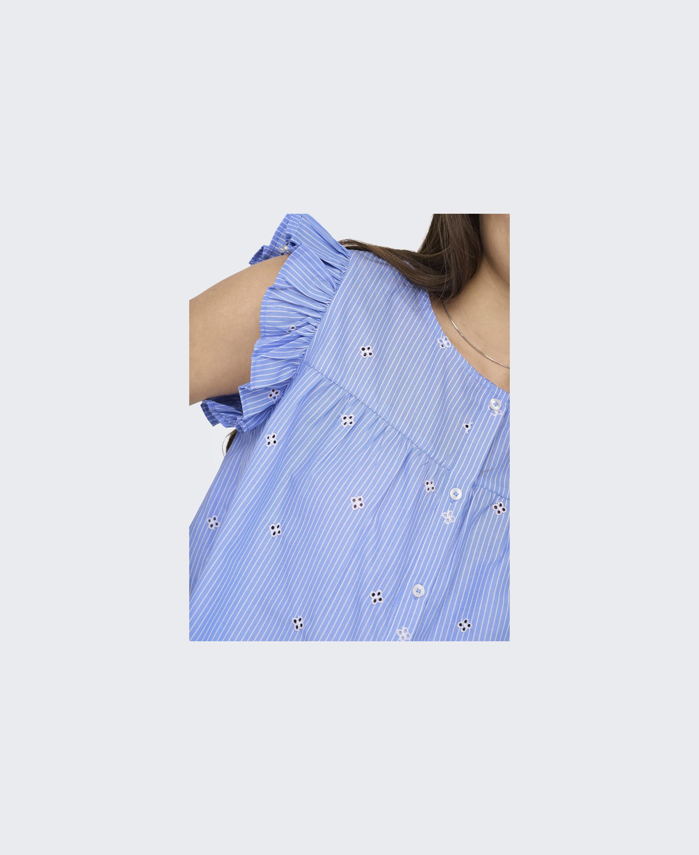 ONLAMANDA SL EMB TOP WVN