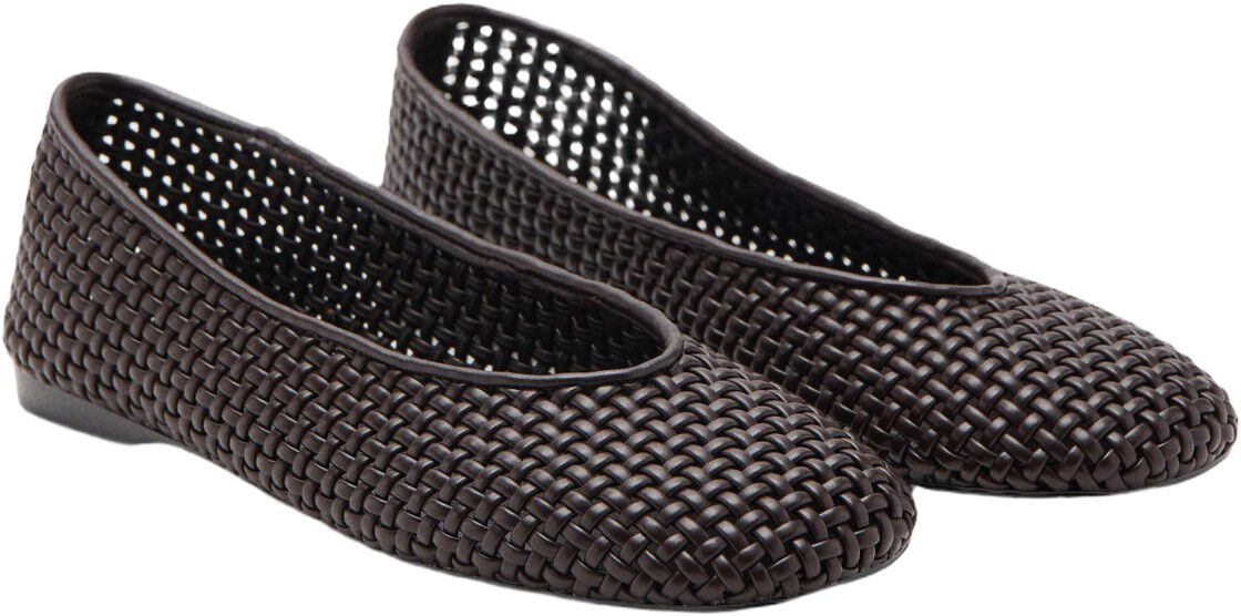 Braided ballerina flat