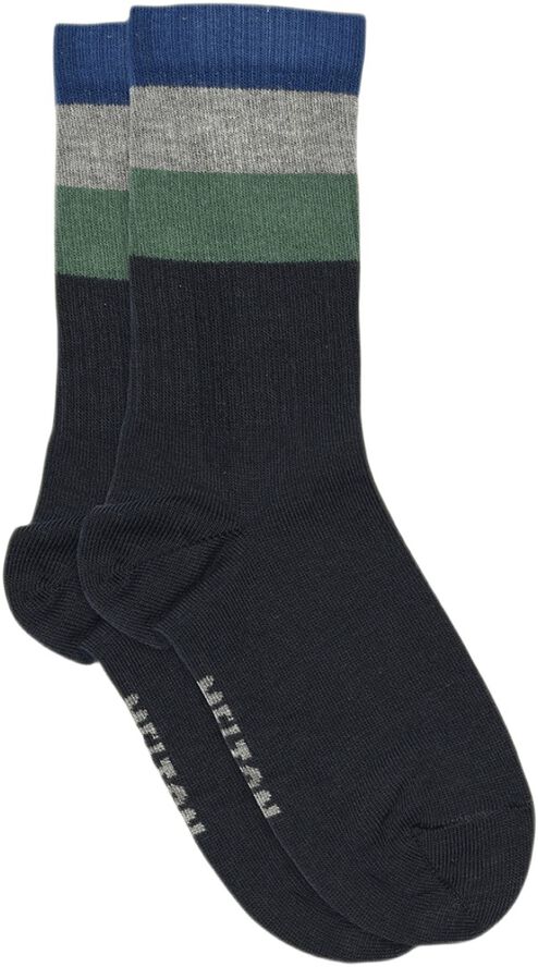 Wide stripes socks