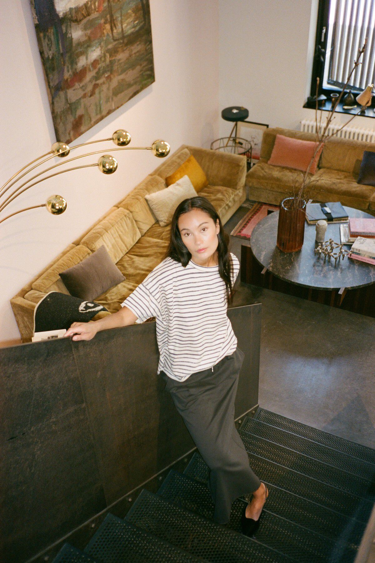 Light stretch cropped t-shirt - Mar