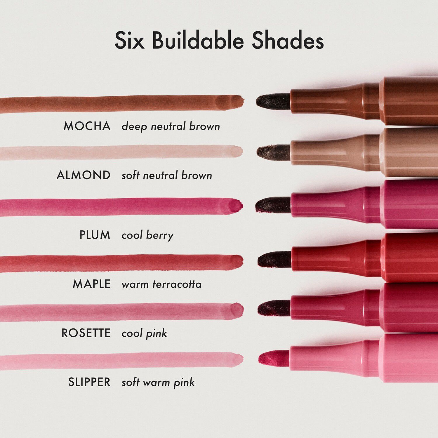 Detta l&aring;ngvariga l&auml;ppstift ger l&auml;pparna en mjuk, str&aring;lande nyans som f