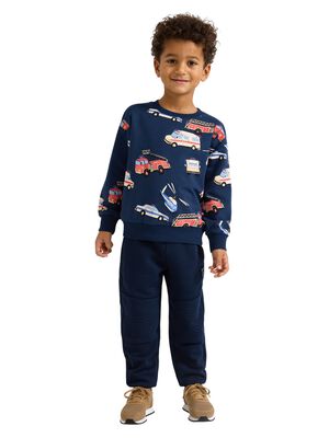 Behagelige joggers i bomuld med for