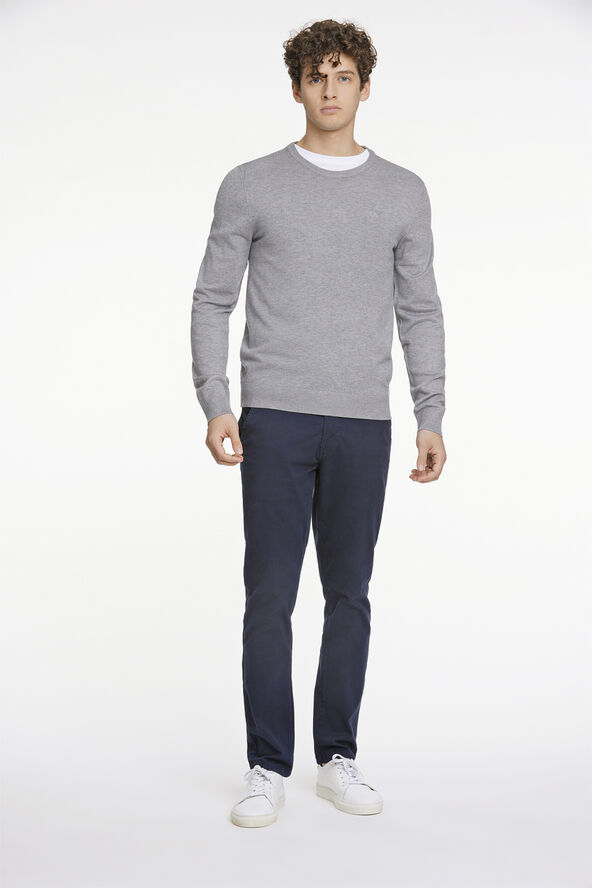 Ecovero L/S o-neck knit