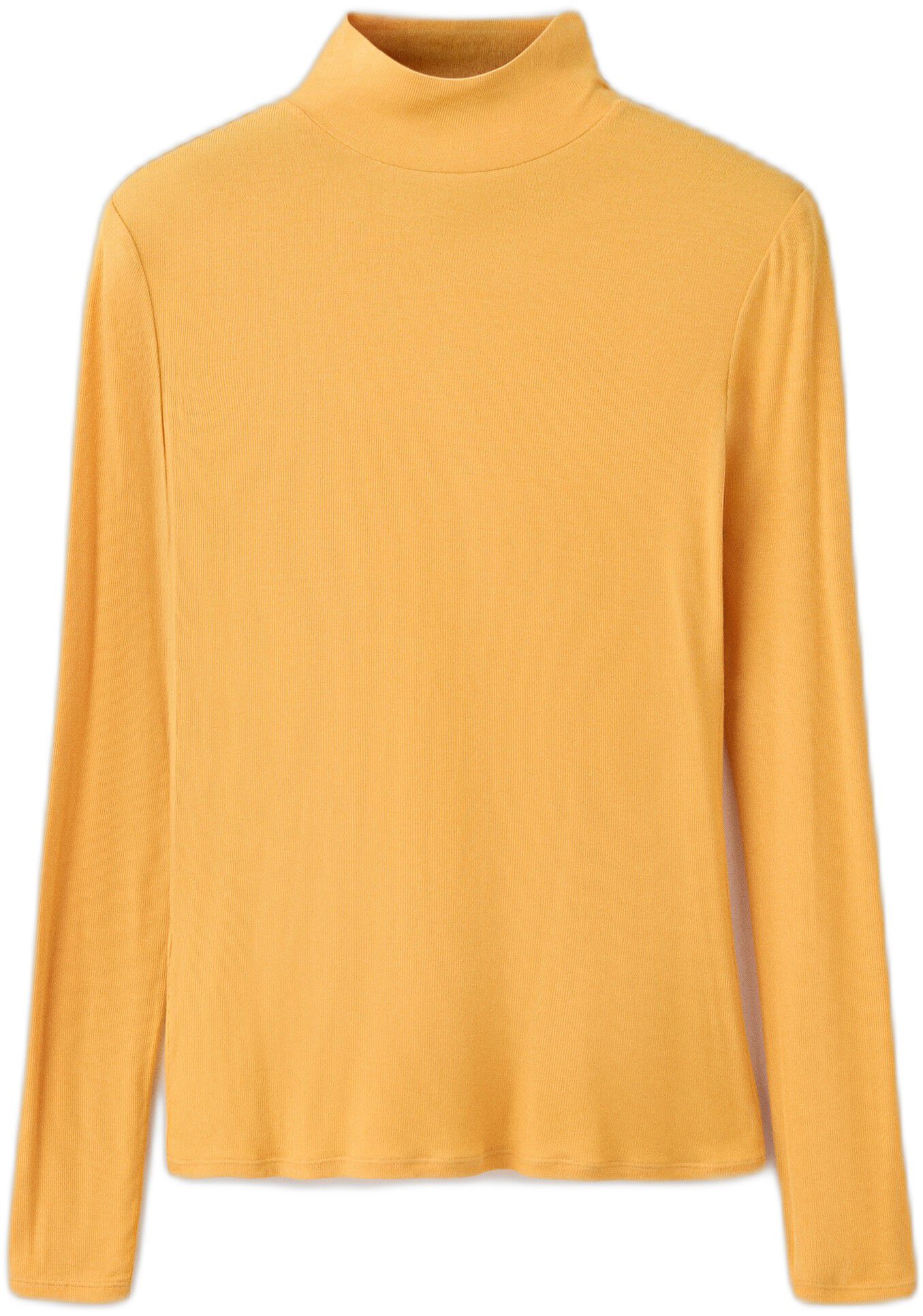 Ribbed high neck t-shirt