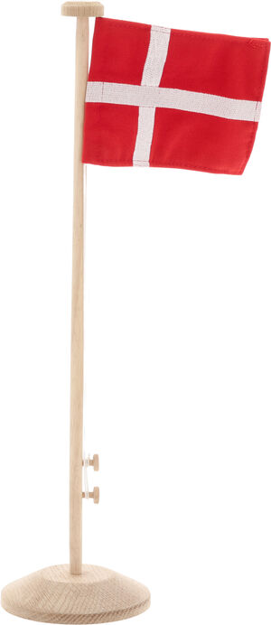 Flaggstång DK 40 cm Natur Ek