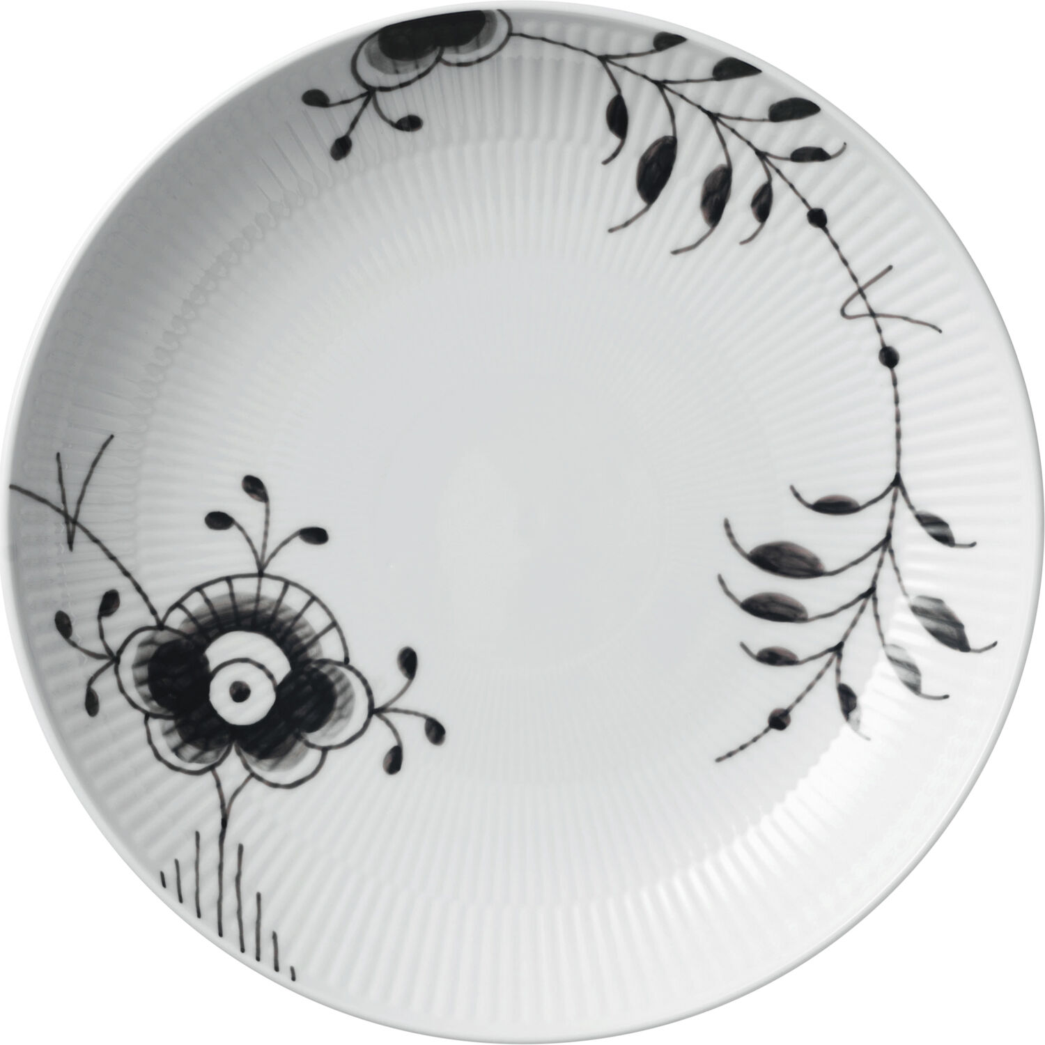 Black Mega Modern 25 cm tallrik