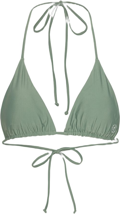 Uluwatu padded triangle bikini top - Army