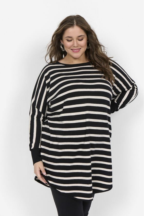 Curvy WA-SHANTI 6 Pullover Creme