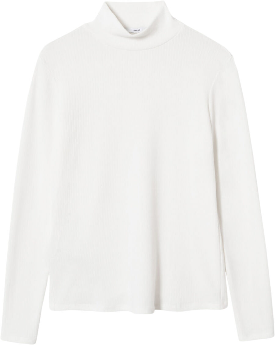 Ribbed long-sleeved t-shirt