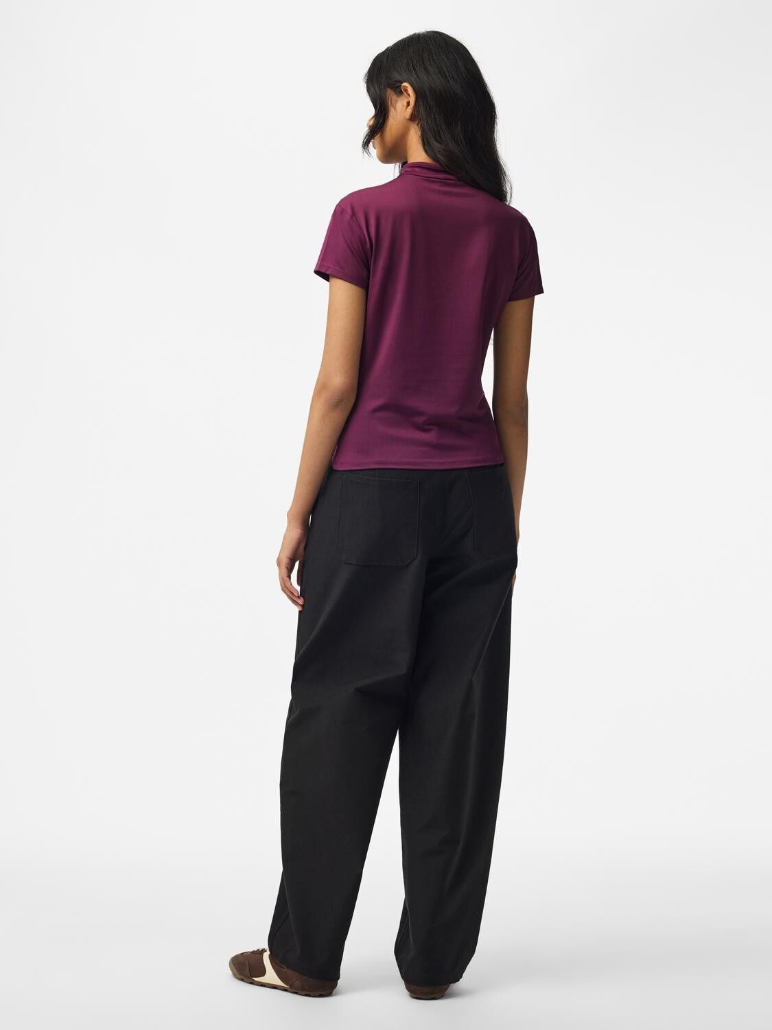 Pcaida Ss High Neck Top Jrs D2D