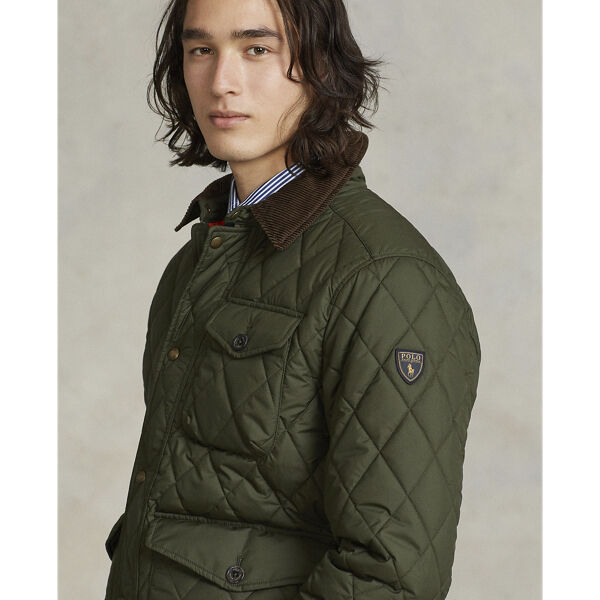 Water-Repellent Quilted Jacket