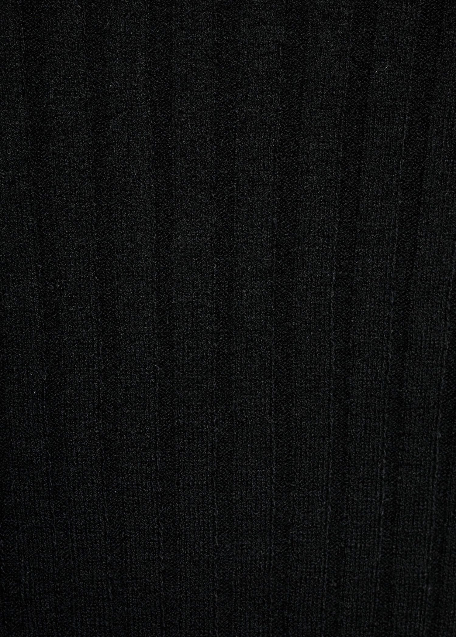 Boat neck ribbed sweater