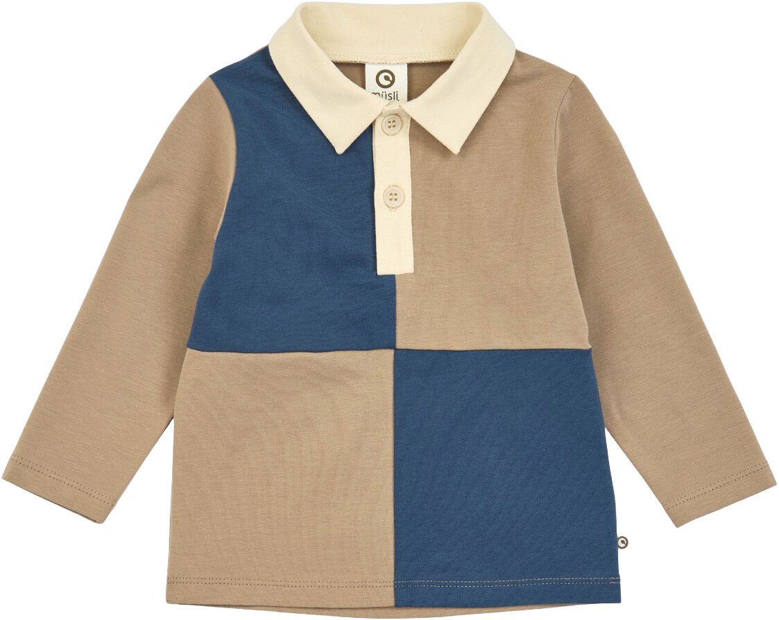 Cozy Me Color Block L/S Polo Shirt Baby