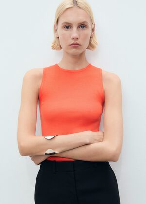 Fine-knit top