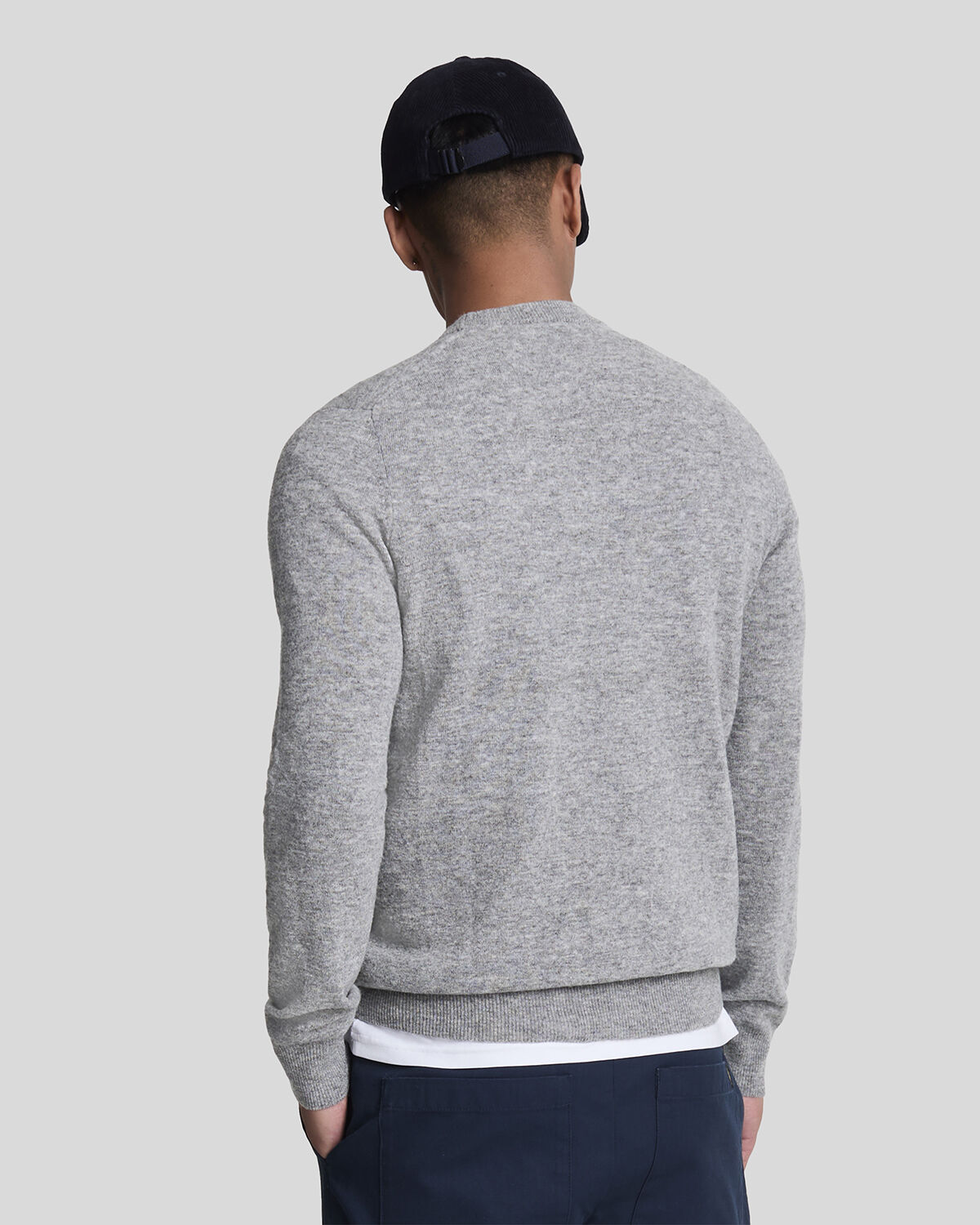 Lambswool Blend Crew Neck Jumper