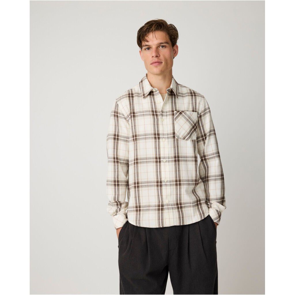 Dune regular check flannel shirt