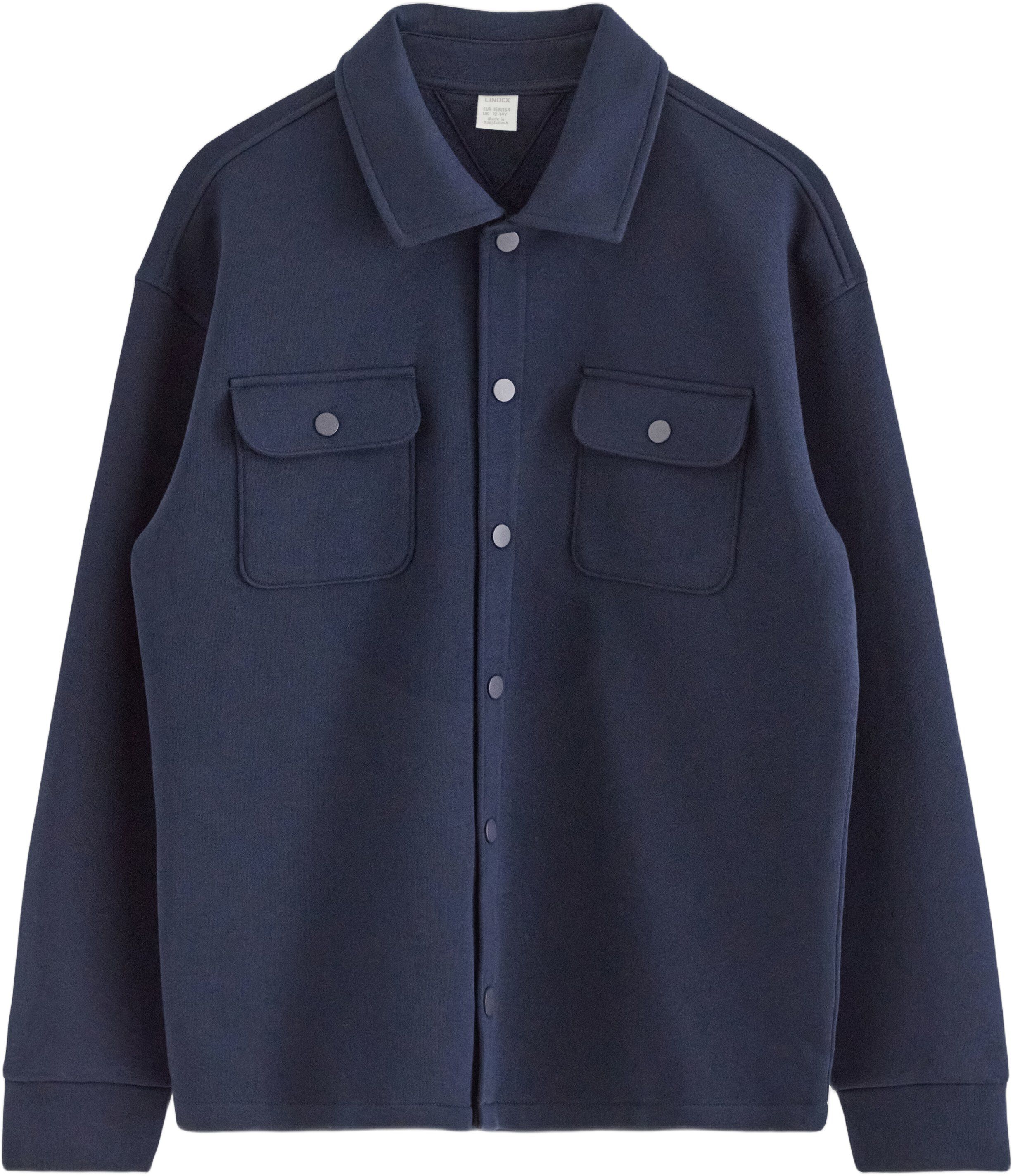 Soft overshirt in cotton jersey ble