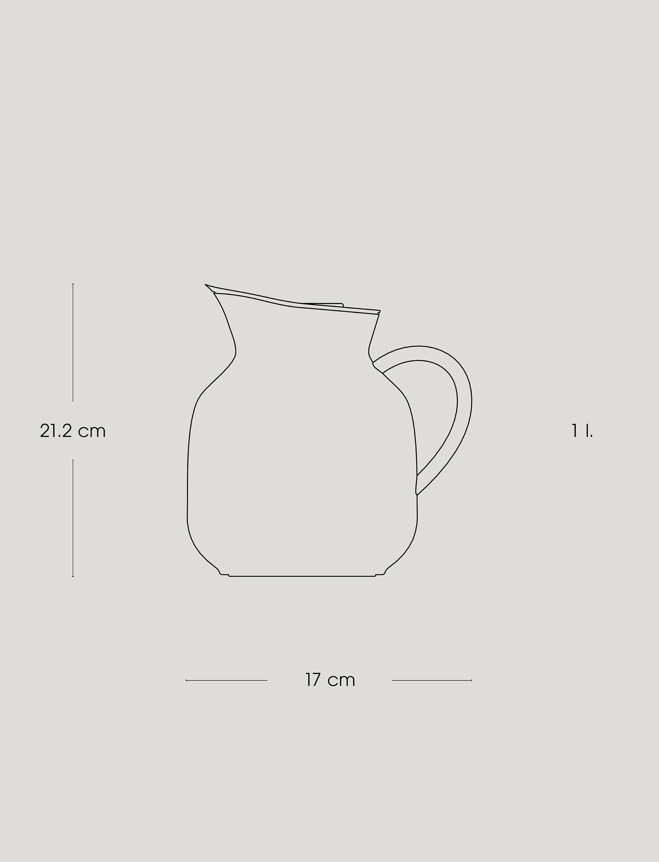 Amphora termoskanna 1 l. soft peach