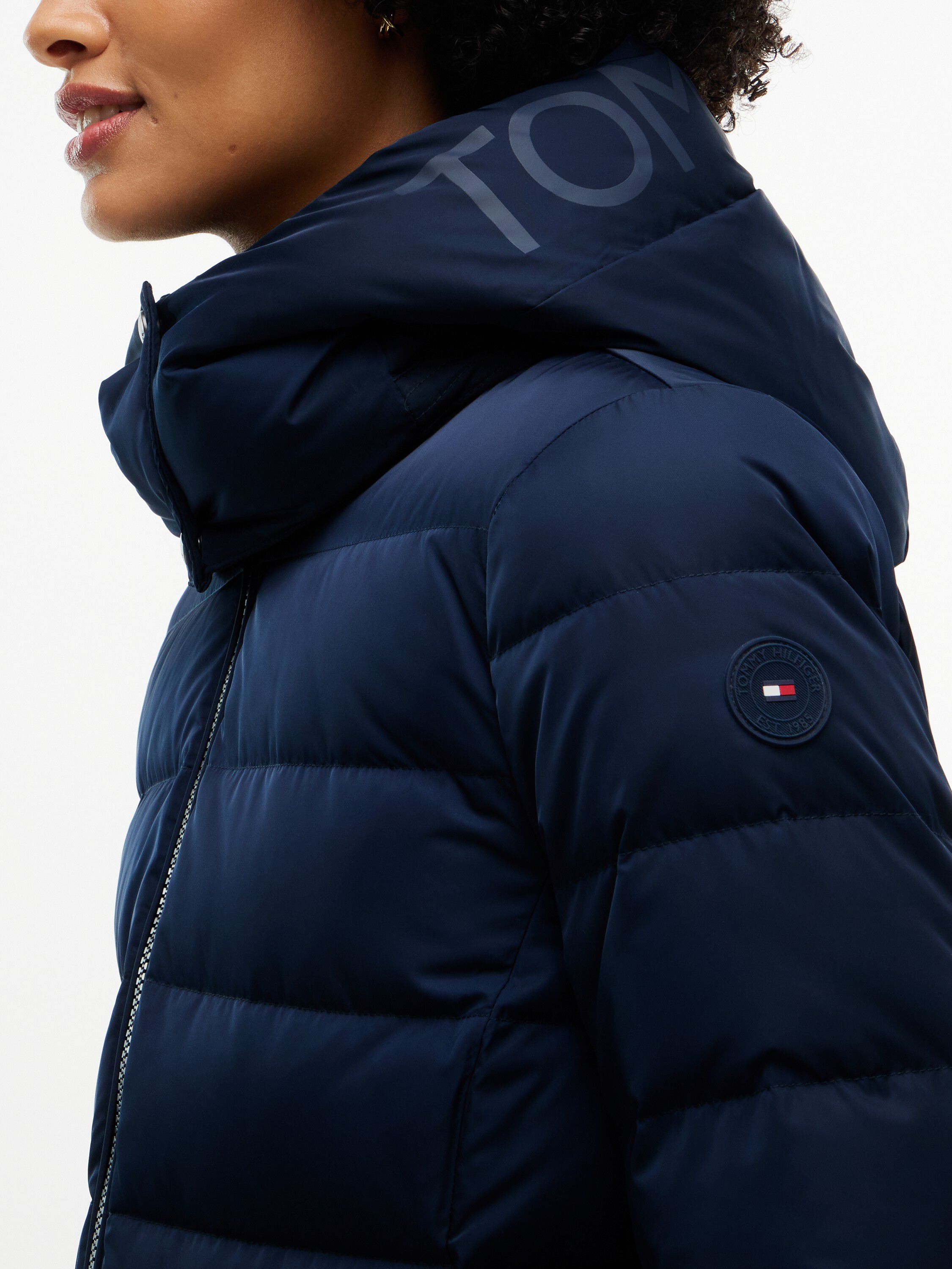 Slim Down Hooded Coat