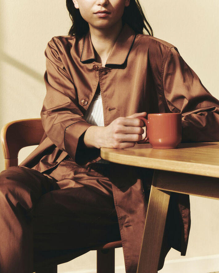 Outline Pyjama L/S Shirt-M/L-Milk C