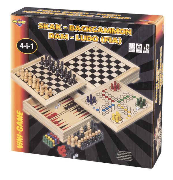 VINI 4 I 1 TRÆSPIL mREGLER