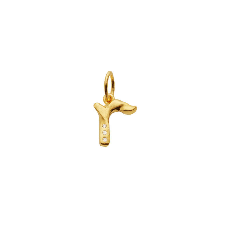 Alphabet Pendant Gold