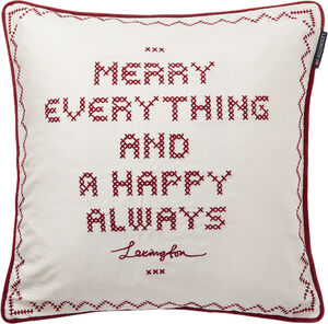 Happy Always Organic Cotton Pillow Cover