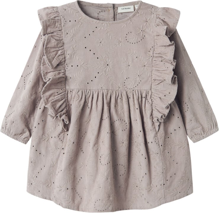 NMFBINE LS LOOSE CORD DRESS 6115-CG