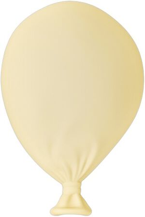 Silicone Sticker Butter Yellow Balloon