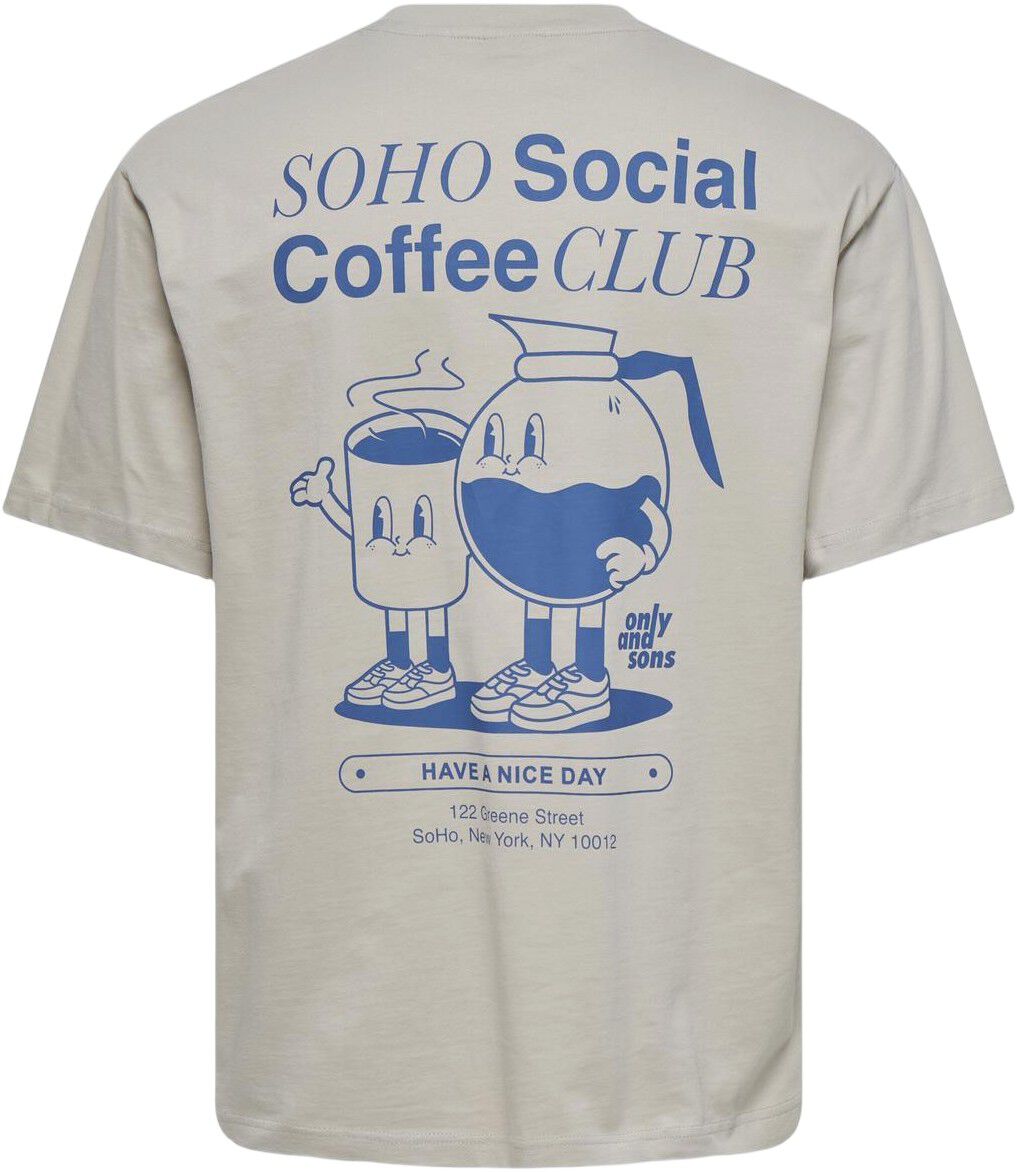 ONSFRED COFFEE CLUB RLX SS TEE