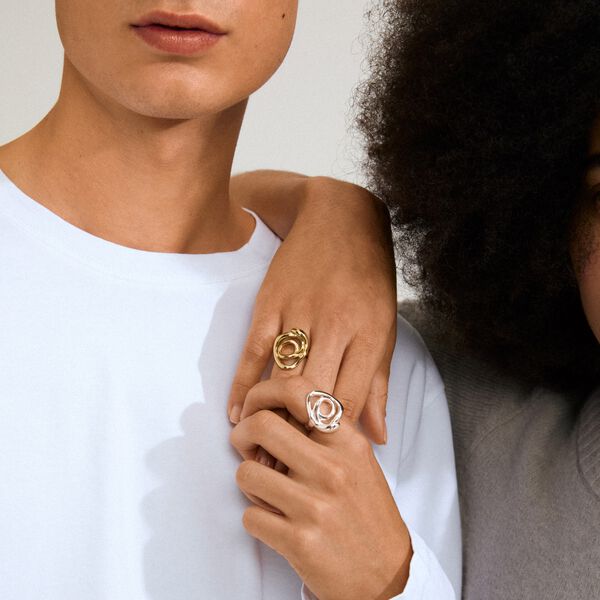 DIEGO ring silver-plated