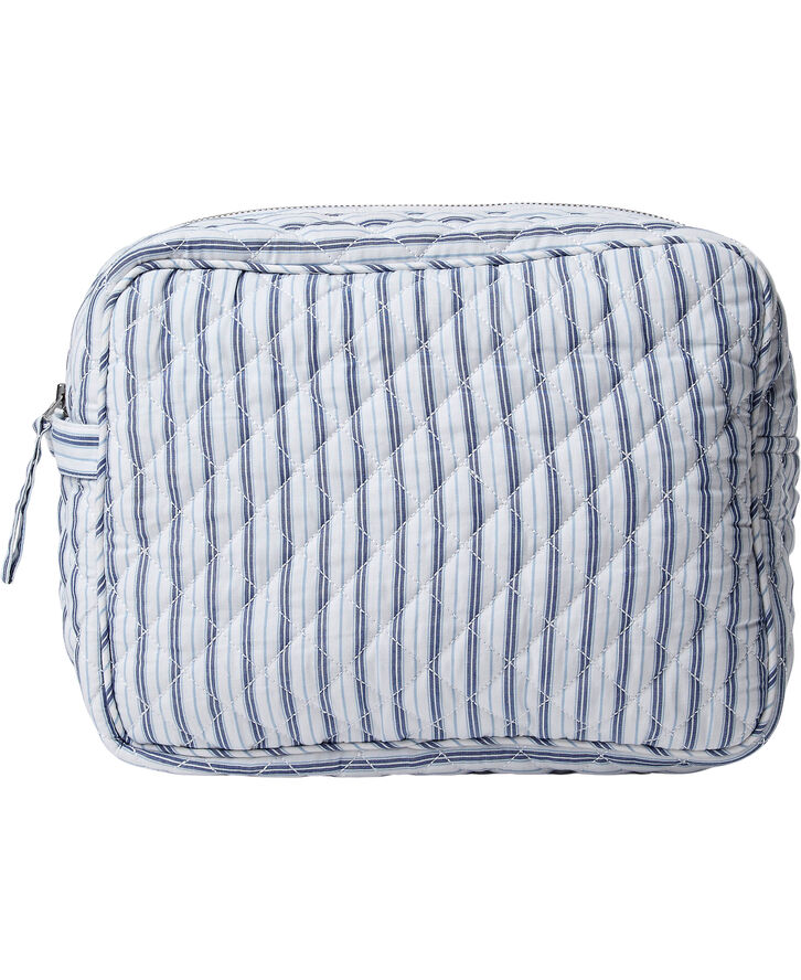 Moira 2 Make up bag Blue Stripe big