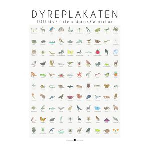 Dyreplakaten - Beige
