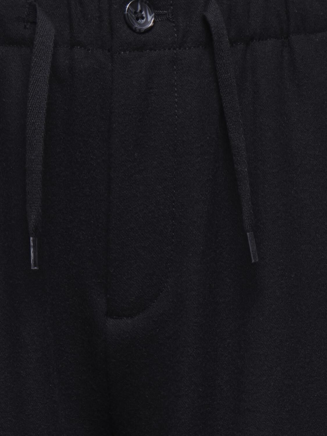 Osjtoby Loose Tapered Pique Bath Pants