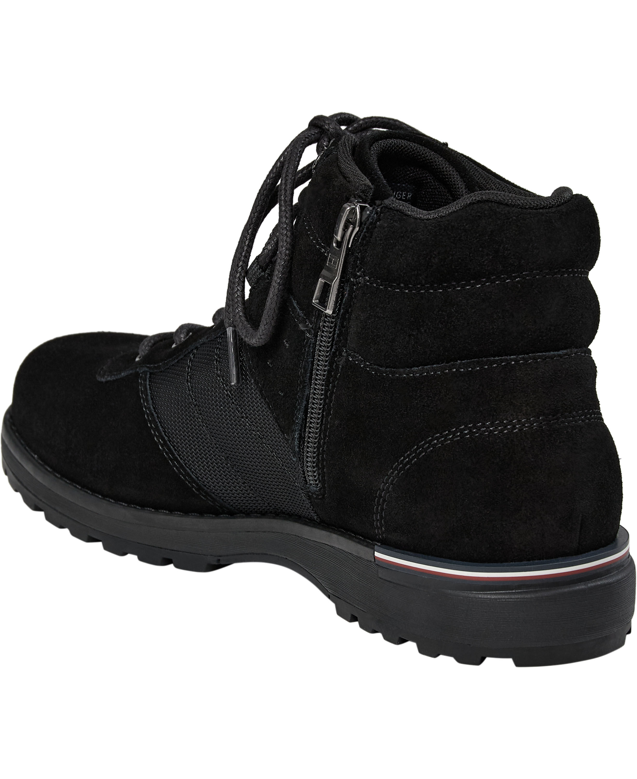 Suede Outdoor Cleat Mesh Panel Boots