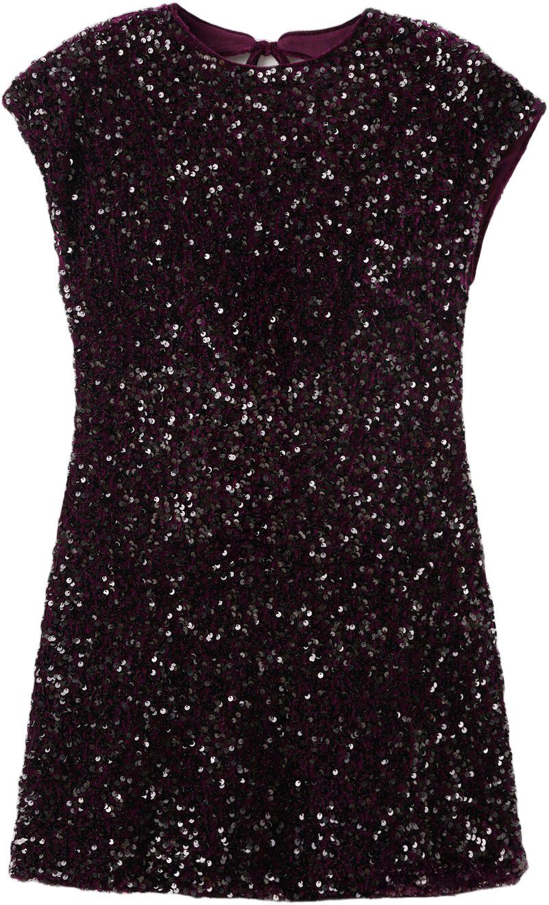 Sequin dress with open back