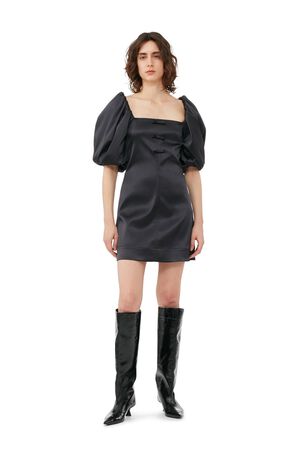 Double Satin Mini Dress
