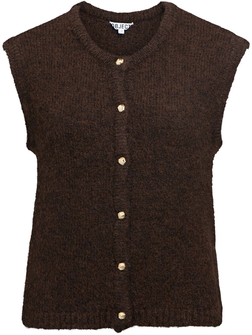 OBJSAGGIA RE KNIT VEST CARDIGAN NOO