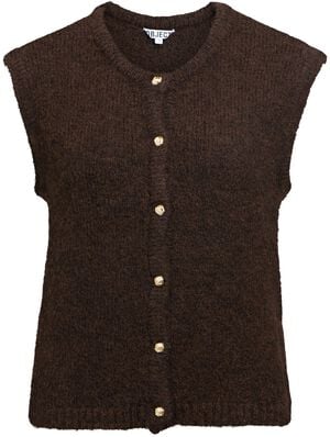 OBJSAGGIA RE KNIT VEST CARDIGAN NOO