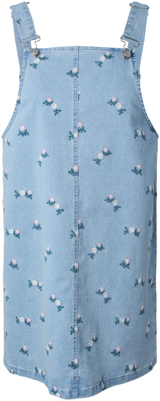 Pcflora Sl Denim Emb Spencer Dress