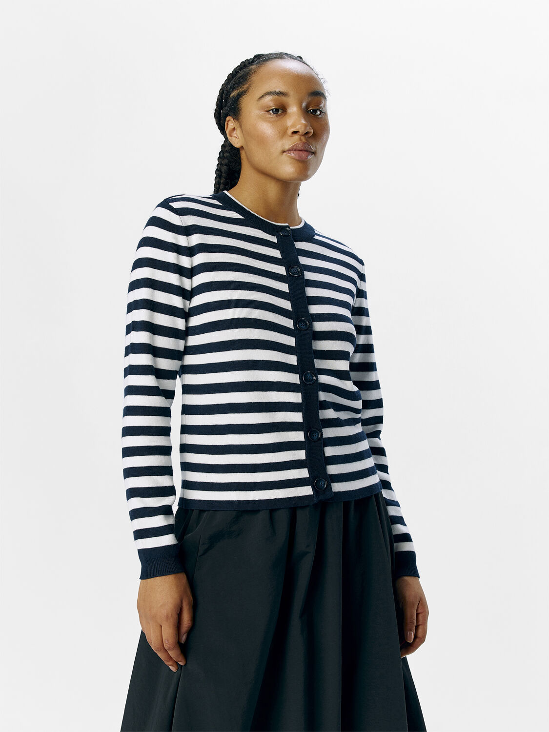 OBJESTER SLI L/S KNIT CARDIGAN NOOS