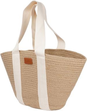 PEPPINO - JUTE BAG WITH COTTON HANDLES 45 X 40 CM
