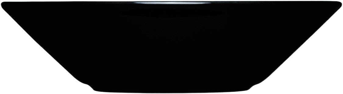 Teema 21 cm tallerken dyb sort