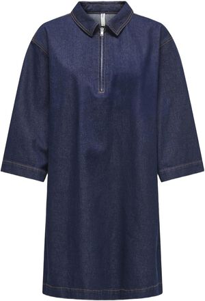 ONLMILES 3/4 ZIP DNM DRESS GUA CS