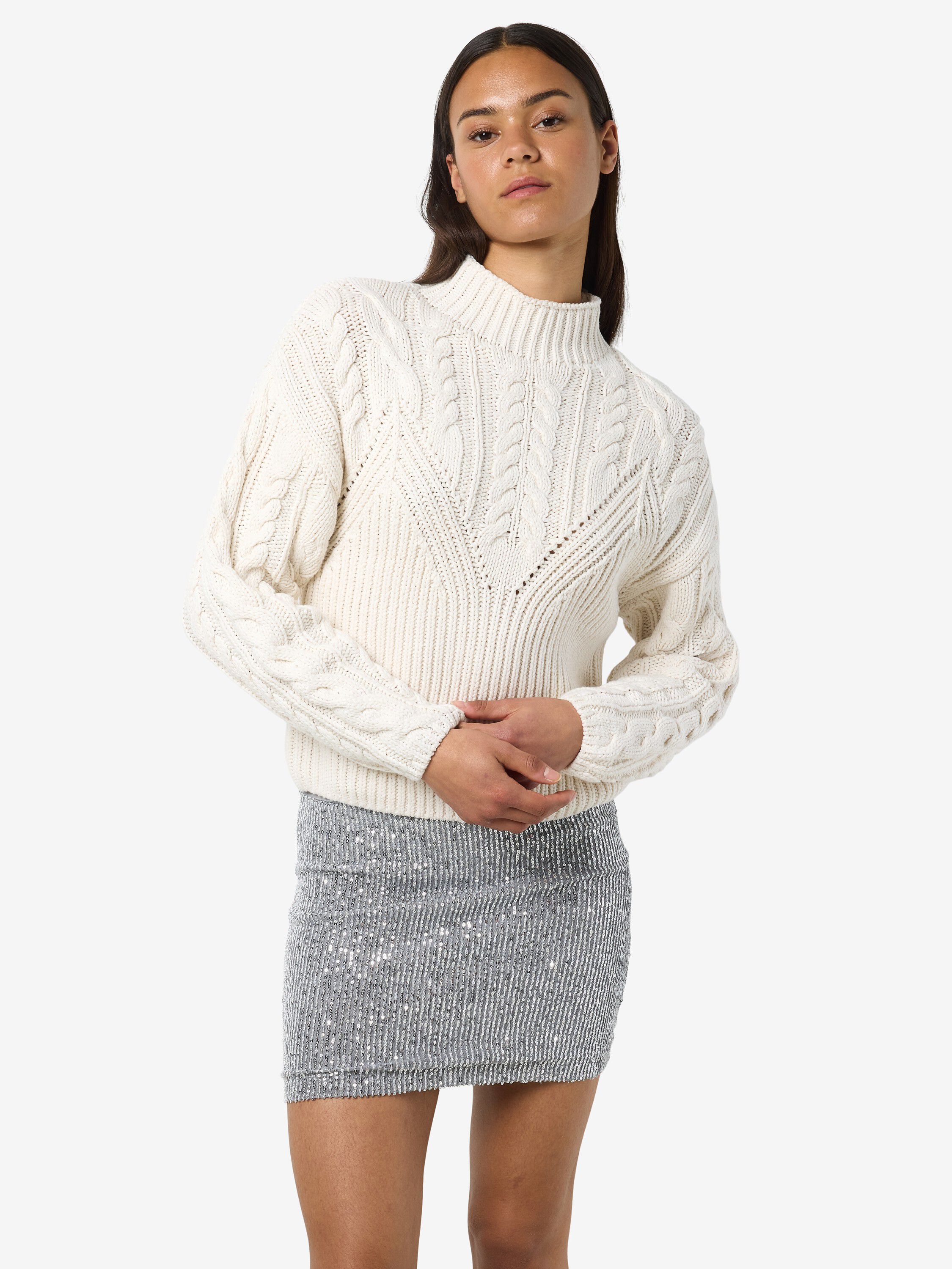 Nmhaysa L/S Cable Knit Fwd